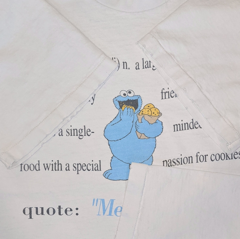 Vintage Sesame Street Cookie Monster Definition TShi… Gem